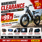 🔥MOVING SALE — 2026 SU8 Electric Bike | 1500W | 34MPH | Full Suspension