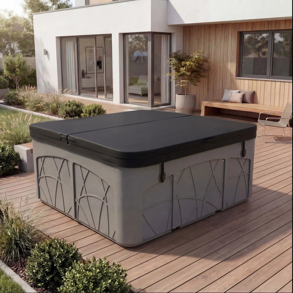110 Volt 5-Person 28-Jet Rectangle Plug and Play Hot Tub