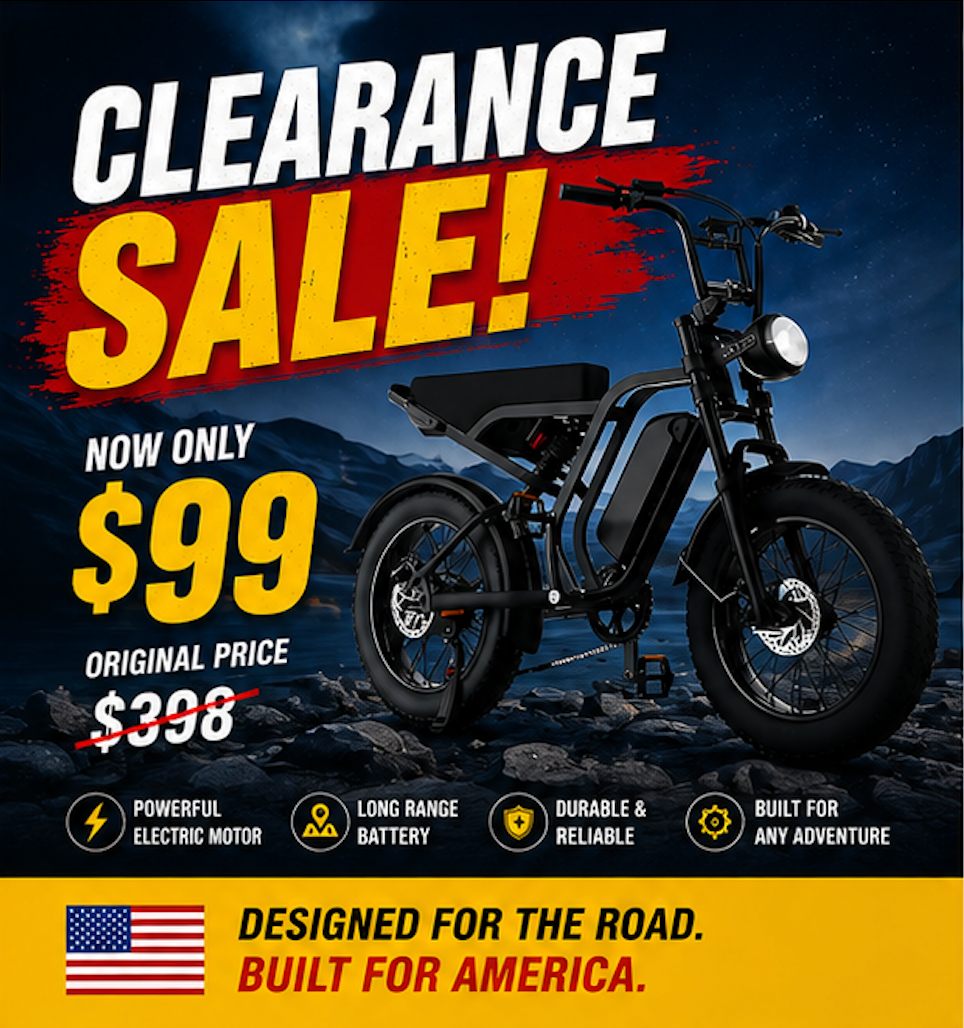 🔥 CLEARANCE SALE — 2026 SU8 Electric Bike | 1500W | 34MPH | Full Suspension