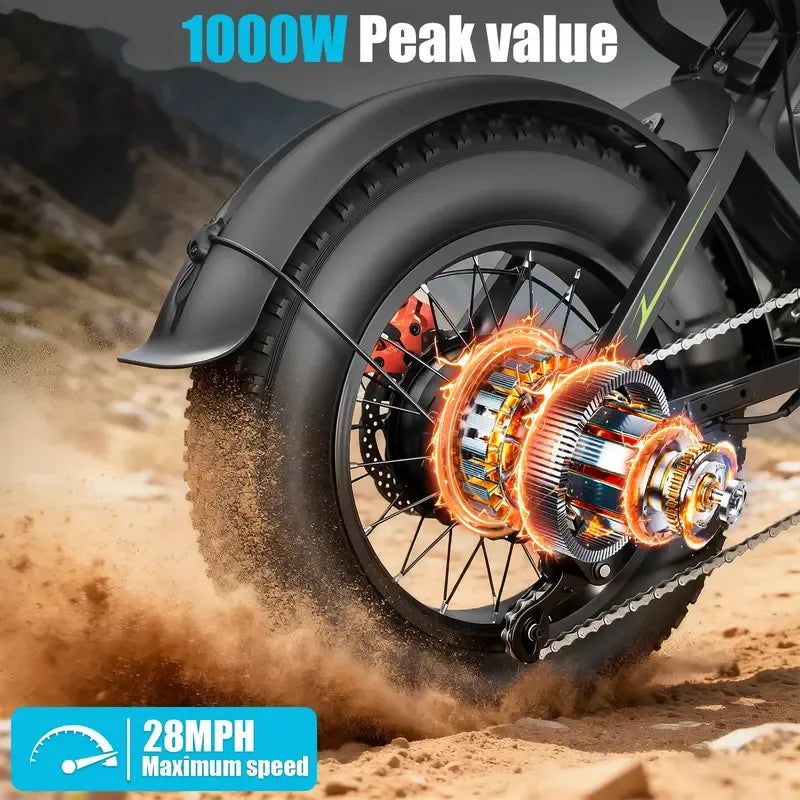 1000w Adult Off-Road Electric Bike
