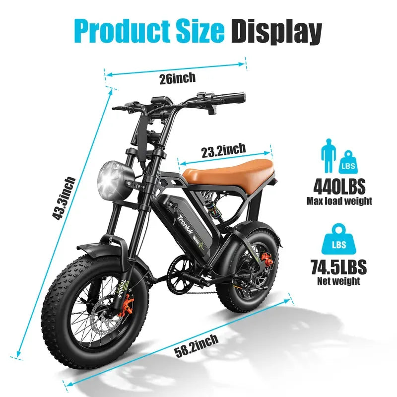 1000w Adult Off-Road Electric Bike