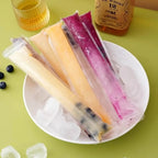Today Only: $9.9｜100 PCS Food-grade disposable popsicle bags, fruit jelly bags, ice cream, popsicle sticks, long strips, homemade ice pop bags, BPA Free, Leak-Proof, Self-Sealing, Freezer Safe, Kids Friendly, DIY Popsicle Supplies