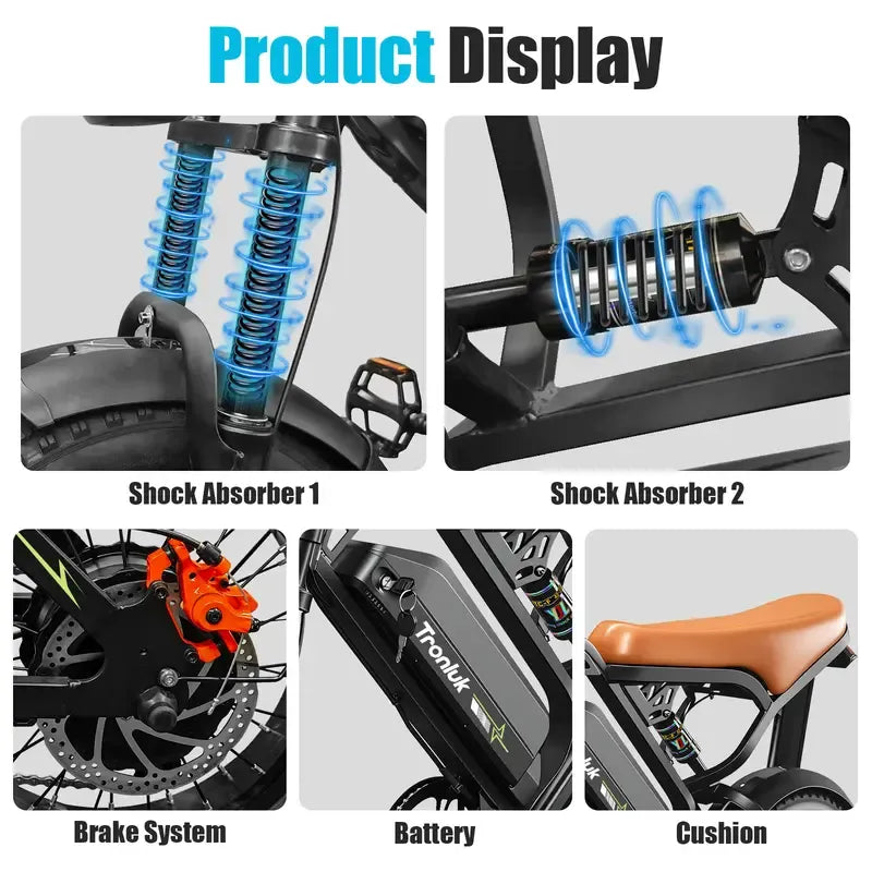 1000w Adult Off-Road Electric Bike