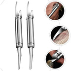 Today Only: $9.9｜5 In 1 Multifunctional Shrimp Line Fish Maw Knife Stainless Steel Shrimp Deveiner Tool Multifunctional Fast Shrimp Peeler Fish Scale Remover Kitchen Fish and Shrimp Duck Intestine Cleaner