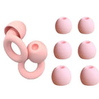 Reusable Noise-Reducing Earplugs with 3 Pairs Earbud Tips, 18dB Noise-Cancelling Hearing Protection for Sleeping, Swimming & Sports, Waterproof Earplugs