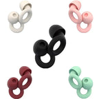 Reusable Noise-Reducing Earplugs with 3 Pairs Earbud Tips, 18dB Noise-Cancelling Hearing Protection for Sleeping, Swimming & Sports, Waterproof Earplugs
