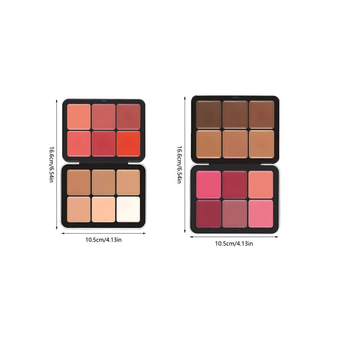 Today Only: $19.99｜6 Color Cosmetic Concealer & 6 Color Blush Palette, Long Lasting Makeup Palette, Tinted Facial Contouring Makeup Products, Summer Gift, Girly Room Accessories Makeup, Cosmetics Products, Face Time Palette