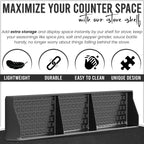 Today Only: $19｜Silicone Magnetic Spice Rack, Kitchen Gadget Storage Rack for Stove Top, Adjustable Shelf & Home Organizer for Kitchen Accessories & Organization