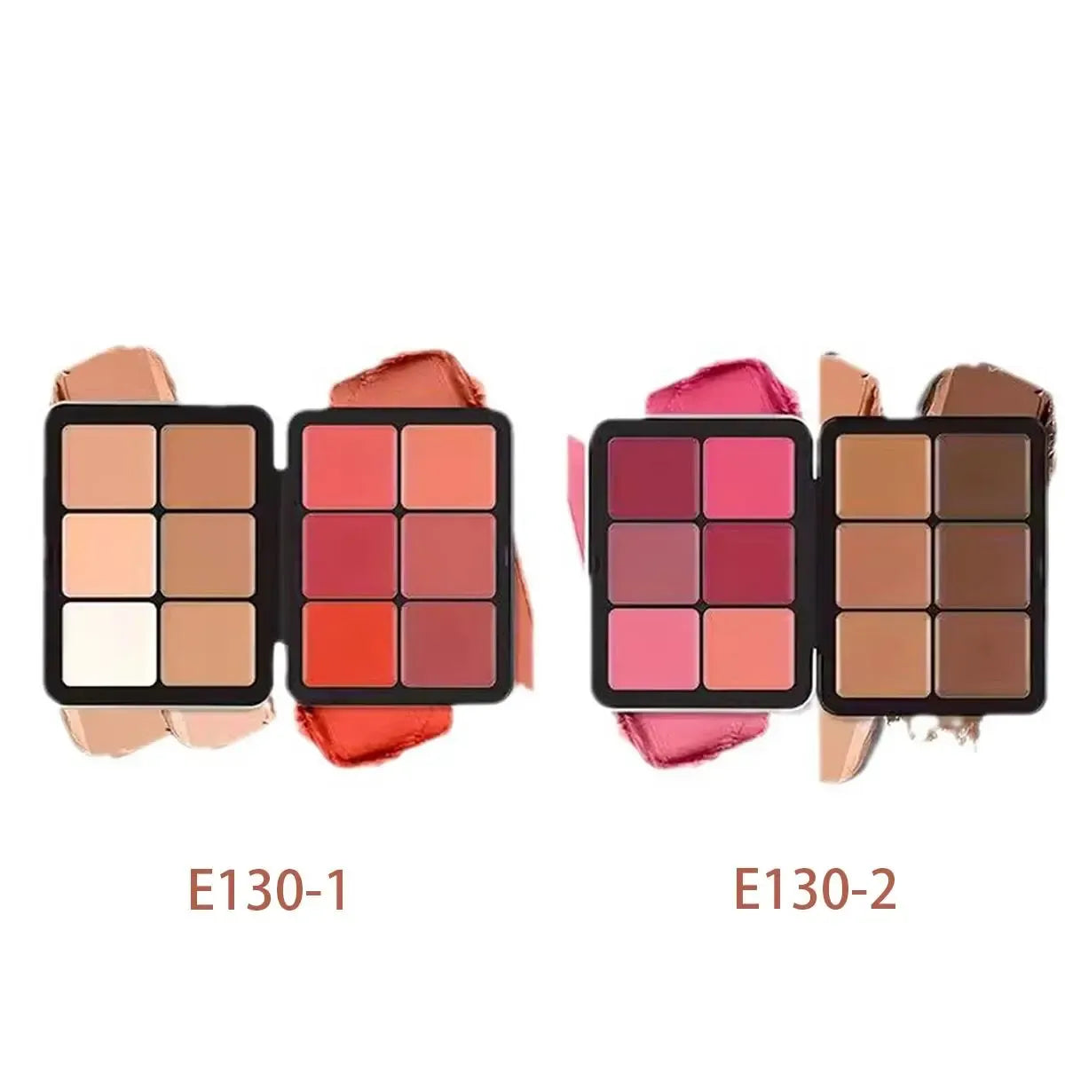 Today Only: $19.99｜6 Color Cosmetic Concealer & 6 Color Blush Palette, Long Lasting Makeup Palette, Tinted Facial Contouring Makeup Products, Summer Gift, Girly Room Accessories Makeup, Cosmetics Products, Face Time Palette