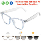 Today Only: $29｜Smart translation glasses feature automatically adjusting polarized lenses, a built-in speaker, microphone, and blue light blocking, allowing users to listen to music and make phone calls.