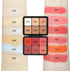 Today Only: $19.99｜6 Color Cosmetic Concealer & 6 Color Blush Palette, Long Lasting Makeup Palette, Tinted Facial Contouring Makeup Products, Summer Gift, Girly Room Accessories Makeup, Cosmetics Products, Face Time Palette