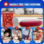 Today Only: $19｜Electric Can Opener, 1 Count Battery Powered Automatic Can Opener, Household Kitchen Gadgets for Home, Office and Outdoor Camping (batteries not included)