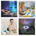Today Only: $49.9｜Wireless Speaker, White Noise Speaker, Multifunctional Desktop Speaker with USB Port & AUX Input, Speaker with Adjustable Ambient Light Modes, Halloween Gift