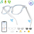 Today Only: $29｜Smart translation glasses feature automatically adjusting polarized lenses, a built-in speaker, microphone, and blue light blocking, allowing users to listen to music and make phone calls.