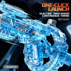 LED Electric Water Blaster with Space Energy Ring Design, Summer vibes, High-pressure & Long-range,Summervibes, Large Capacit【Safe & Harmless Water Gun Toy】