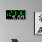 Today Only: $29.99｜Large Digital Wall Clock with LED Display, Led Alarm Clock, Date & Temperature Timer, Ideal Gift for the Elderly, Living Room & Bedroom Decor, Creative Decorative Clock, Led Wall Clocks