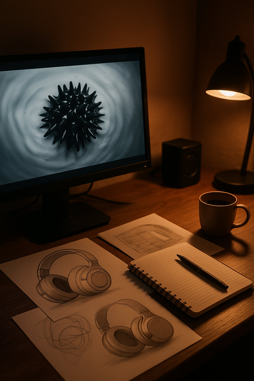 Ferrofluid experiment chambers reacting to music